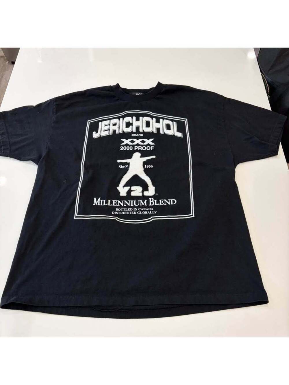 Vintage WWE Chris Jericho Jerichohol Millennium Blend XXL Black T-Shirt